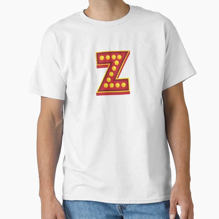 Letter Z Disco T-Shirt - Streetwear Style for Adults - T-Shirt, Sweatshirt, Hoodie