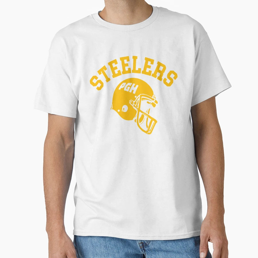 Steelers Helmet T-Shirt - Trendy Graphic for Adults - T-Shirt, Sweatshirt, Hoodie