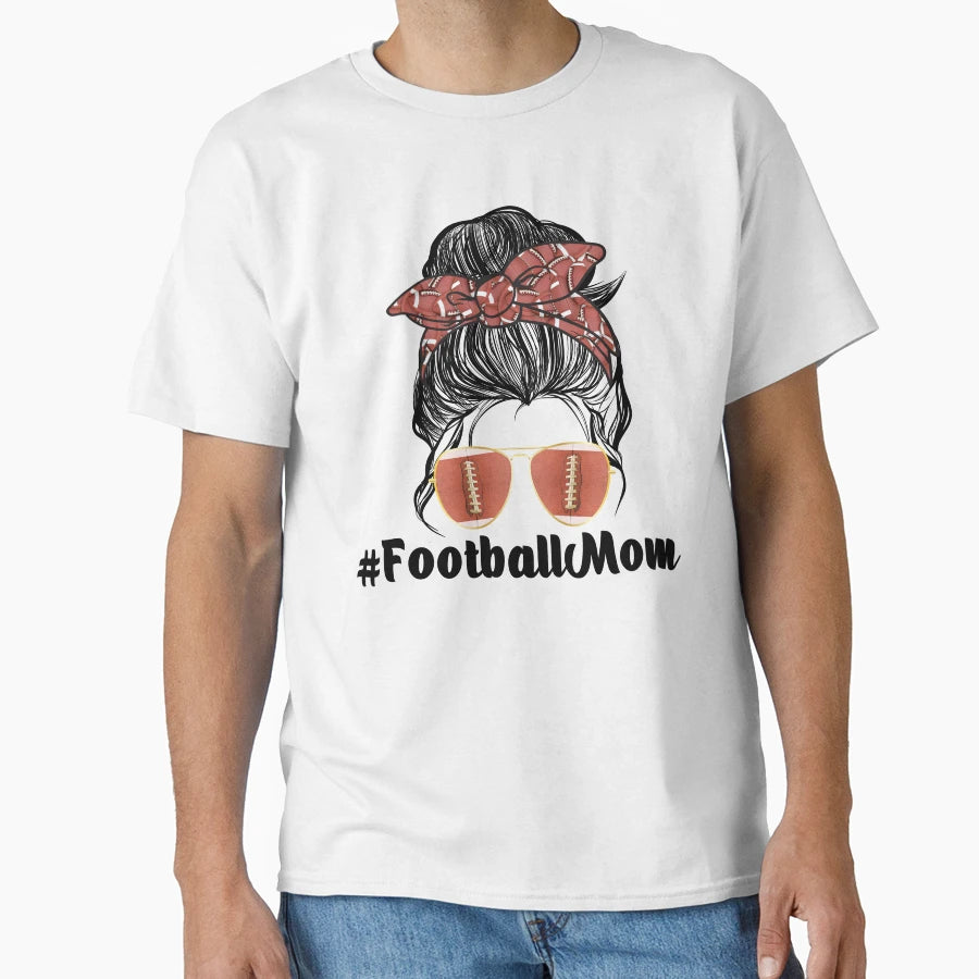 Football Mom Game Day Game Day Vibes T-Shirt - Novelty Apparel Unisex - T-Shirt, Sweatshirt, Hoodie