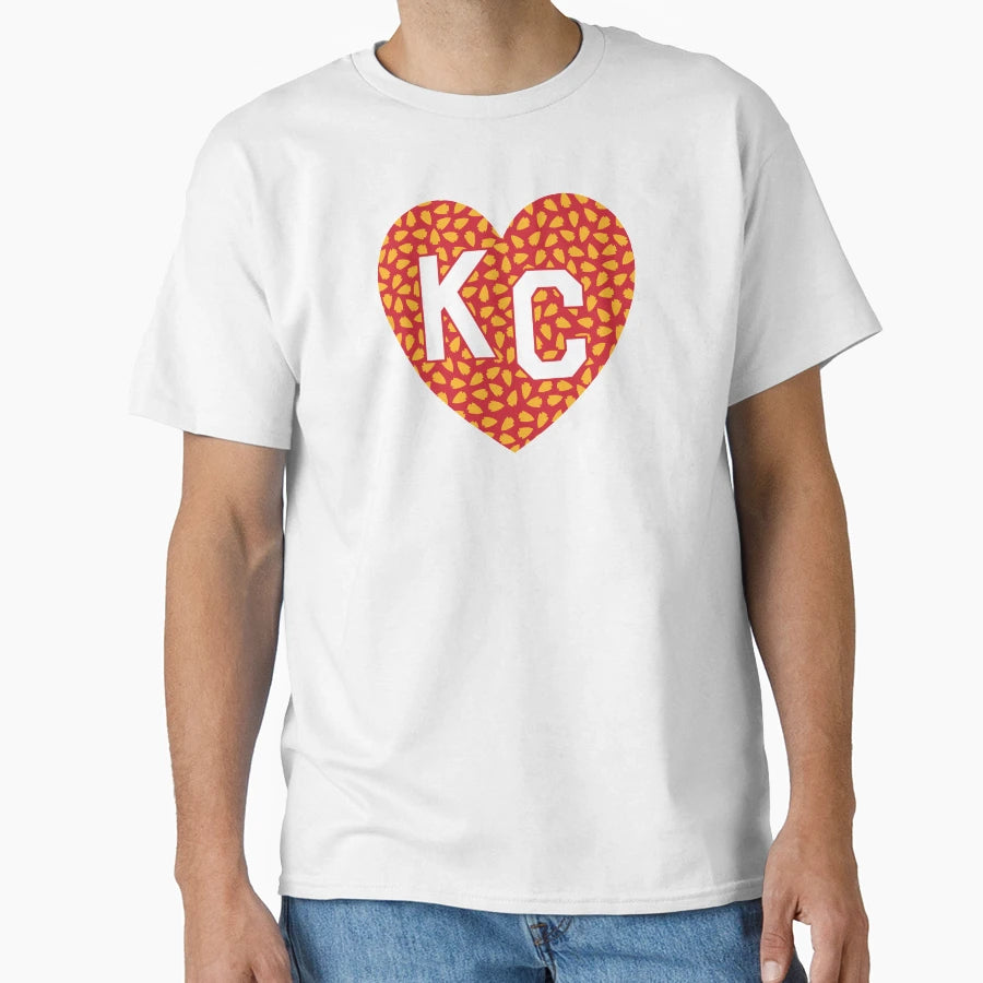 Arrowhead Kc Heart T-Shirt - Fun Novelty Design Unisex - T-Shirt, Sweatshirt, Hoodie