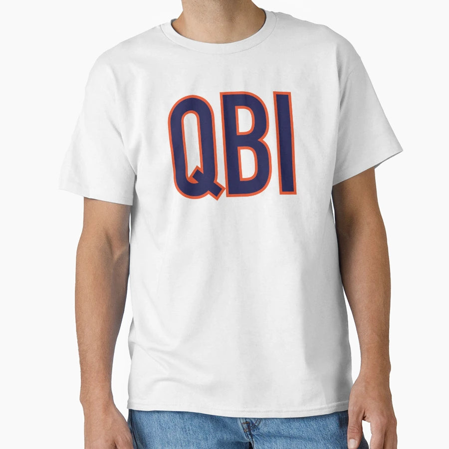 Qb1 Chicago Bears Navy T-Shirt - Unique Graphic Men Women - T-Shirt, Sweatshirt, Hoodie