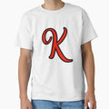 Initial Monogram K by Rajeev Singh - Adult & Kids T-Shirts, Sweatshirts & Hoodies apparel design preview 1