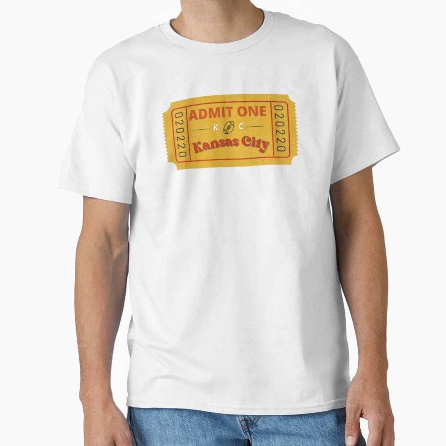 Ticket To Kansas City Red Kingdom T-Shirt - Minimalist Print for Adults - T-Shirt, Sweatshirt, Hoodie