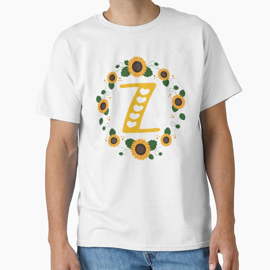 Monogram Letter Z T-Shirt - Unique Graphic Men Women - T-Shirt, Sweatshirt, Hoodie