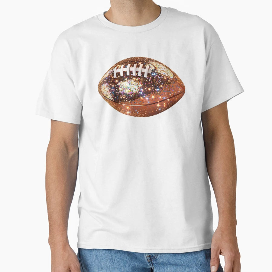 Disco Ball Football T-Shirt - Novelty Apparel for Adults - T-Shirt, Sweatshirt, Hoodie