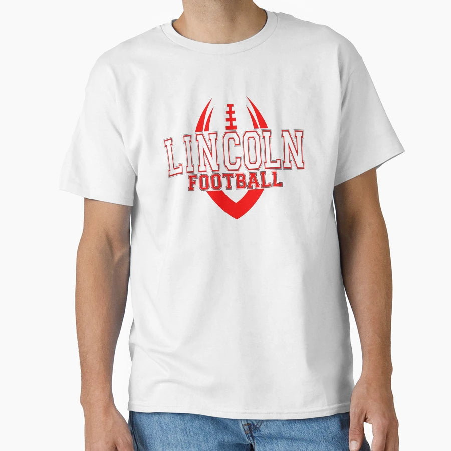 Lincoln Football T-Shirt - Aesthetic Graphic for Adults - T-Shirt, Sweatshirt, Hoodie