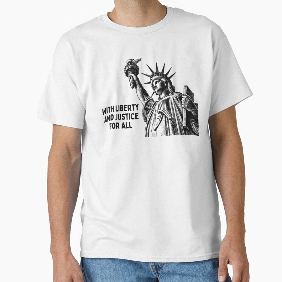 With Liberty and Justice for All by LivingInThinAir - Adult & Kids T-Shirts, Sweatshirts & Hoodies apparel design preview 1