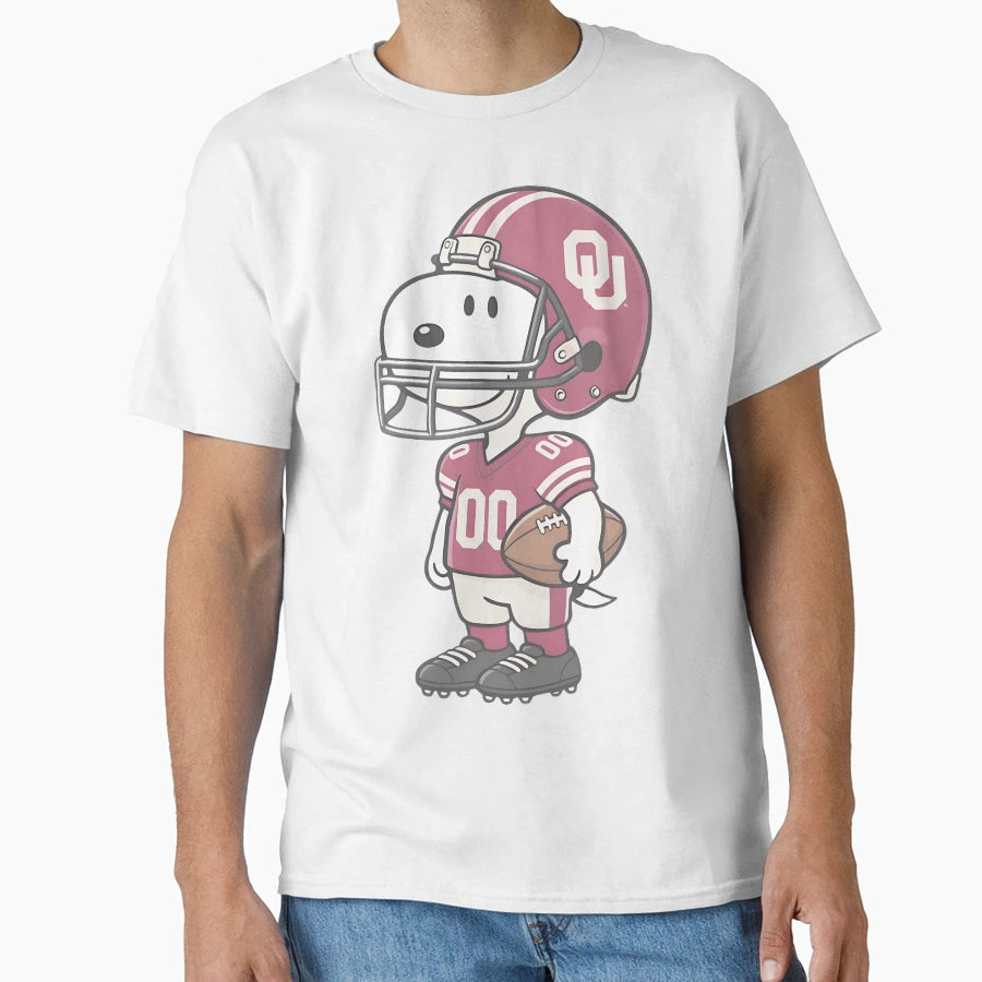 Oklahomasoonerssnoopy T-Shirt - Streetwear Style Unisex - T-Shirt, Sweatshirt, Hoodie
