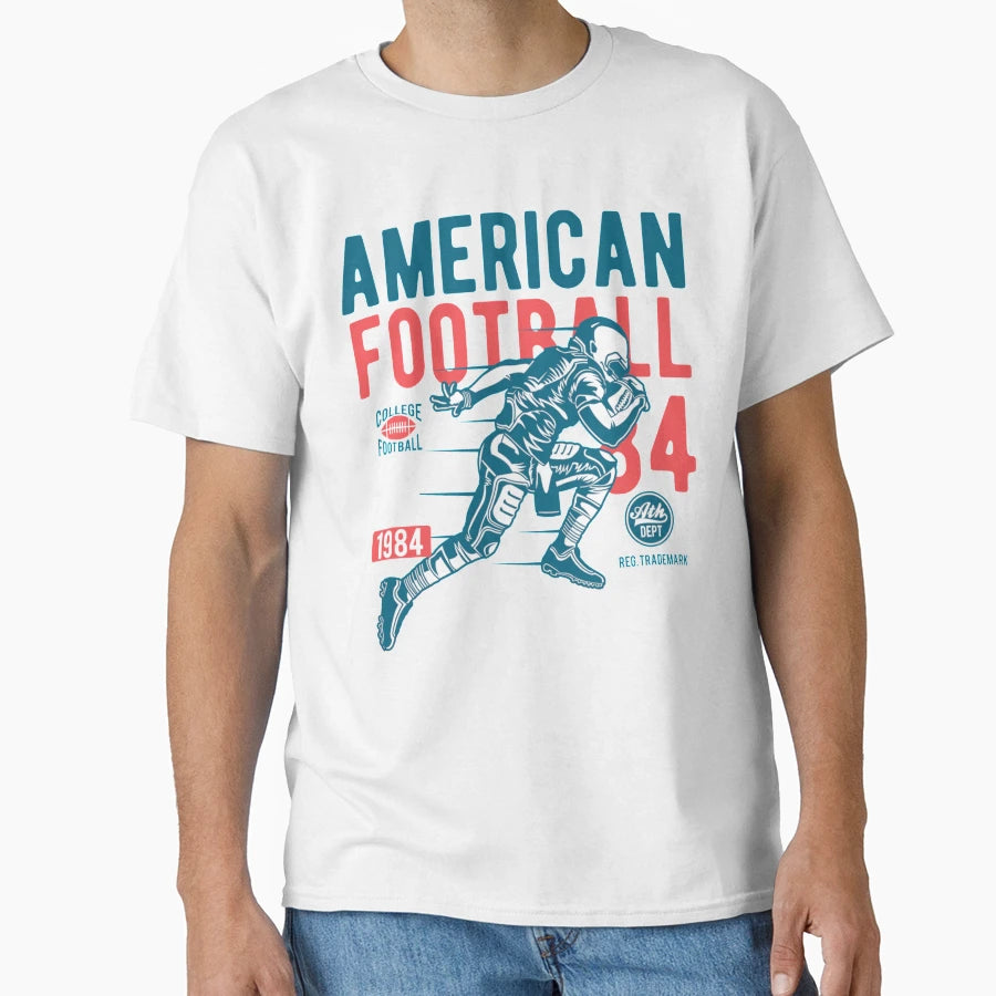 American Football T-Shirt - Minimalist Print Unisex - T-Shirt, Sweatshirt, Hoodie