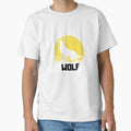 Wolf Men's American Apparel Crew Neck, Cotton Howling - Adult & Kids T-Shirts, Sweatshirts & Hoodies apparel design preview 1