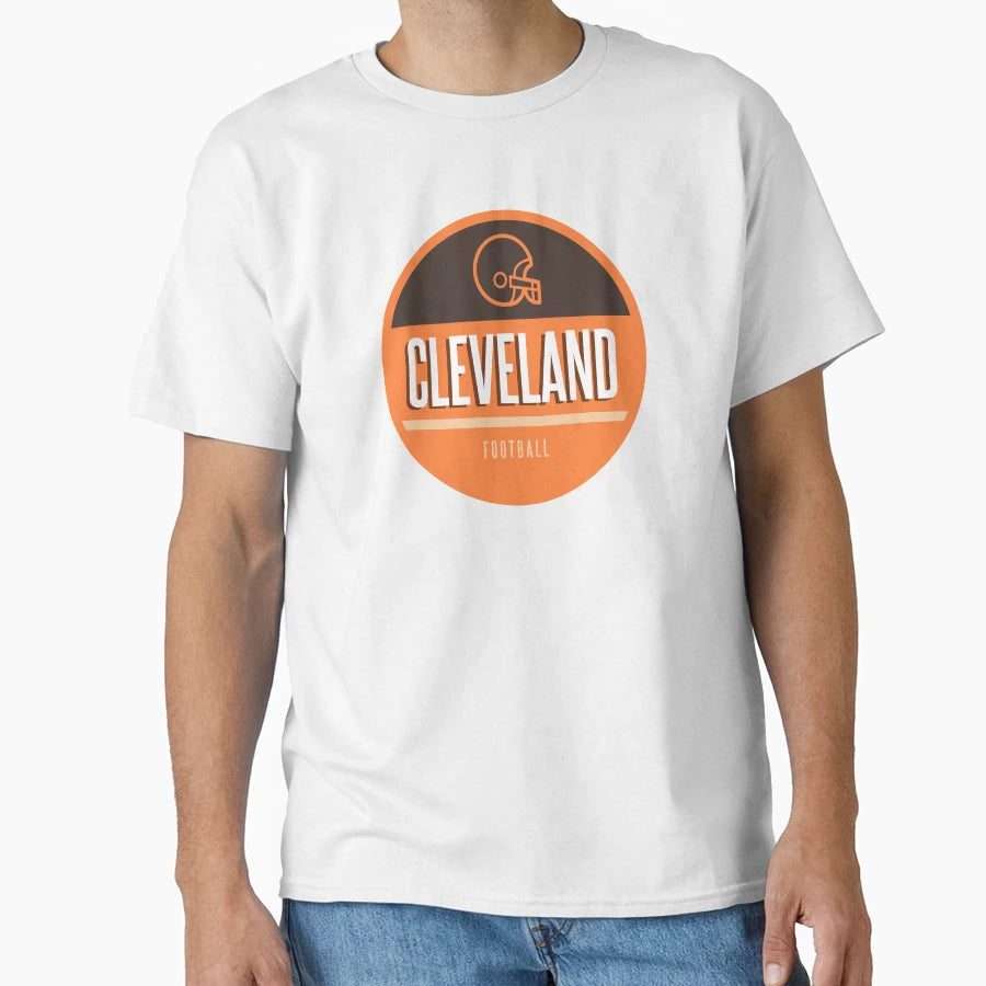 Cleveland Football T-Shirt - Aesthetic Graphic Unisex - T-Shirt, Sweatshirt, Hoodie