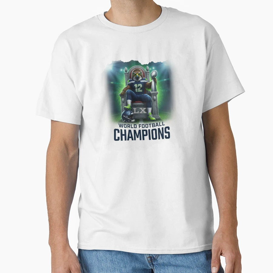 Seattle Seahawks T-Shirt - Graphic Print for Adults - T-Shirt, Sweatshirt, Hoodie