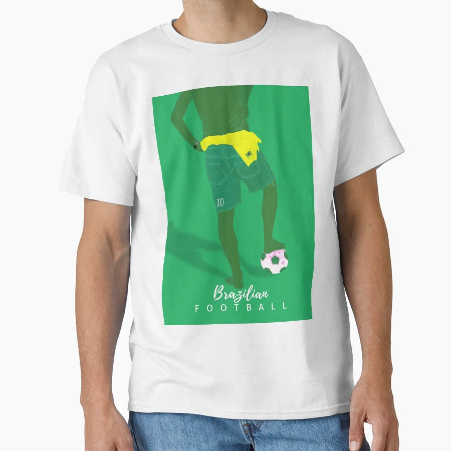 Brazilian Football Tribute T-Shirt - Streetwear Style Men Women - T-Shirt, Sweatshirt, Hoodie