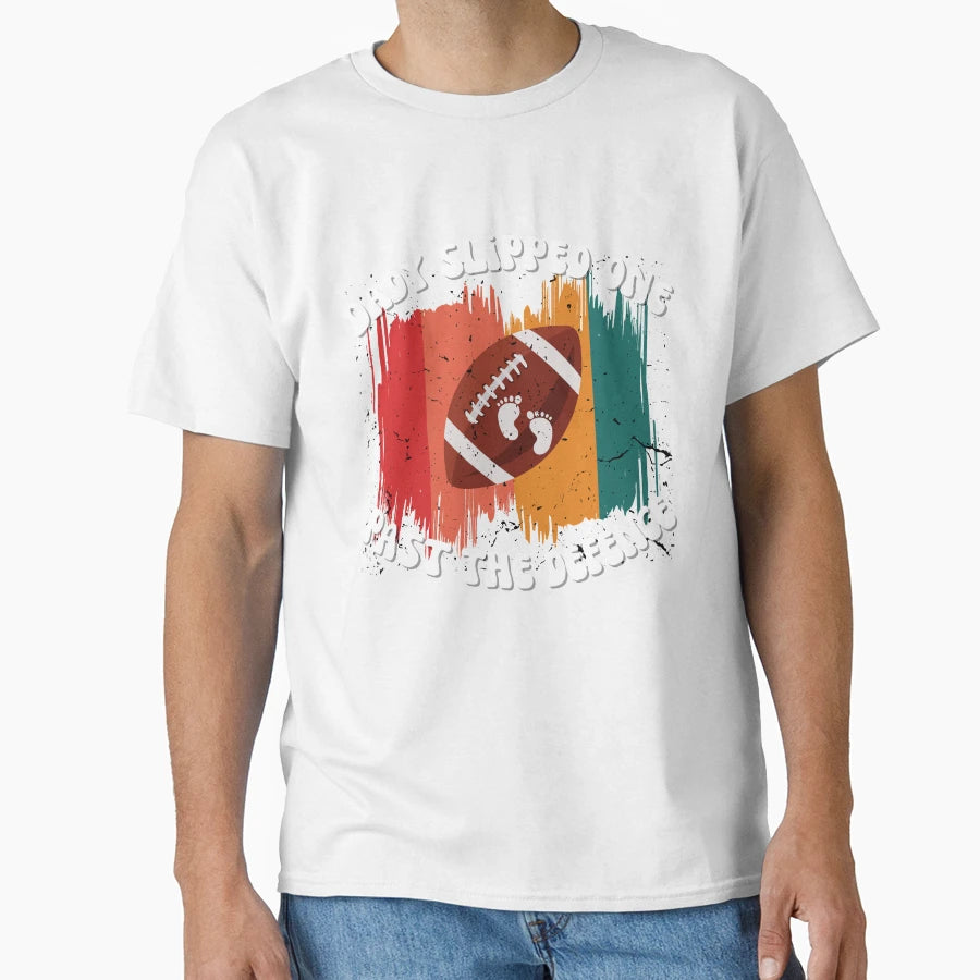 Pregnancy Announcement Football T-Shirt - Casual Everyday Wear for Adults - T-Shirt, Sweatshirt, Hoodie