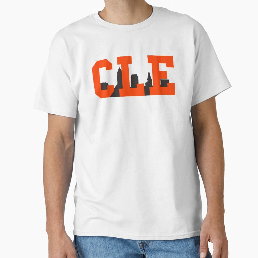 Cle Skyline Browns T-Shirt - Trendy Graphic for Adults - T-Shirt, Sweatshirt, Hoodie
