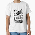 Faith Family Football Funny Football T-Shirt - Graphic Print for Adults - T-Shirt, Sweatshirt, Hoodie