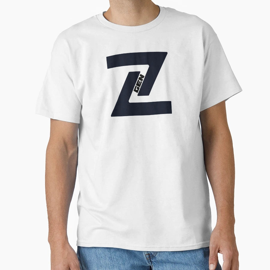 Abstract Generation Z Black T-Shirt - Graphic Print for Adults - T-Shirt, Sweatshirt, Hoodie