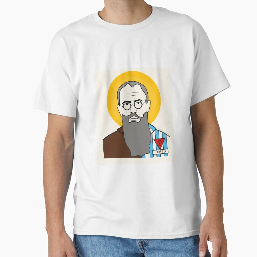 St Max Kolbe T-Shirt - Graphic Print for Adults - T-Shirt, Sweatshirt, Hoodie