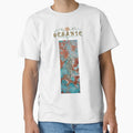 Oceanic Seahorse Fossil style graphic print by Iiswaz - Adult & Kids T-Shirts, Sweatshirts & Hoodies apparel design preview 1