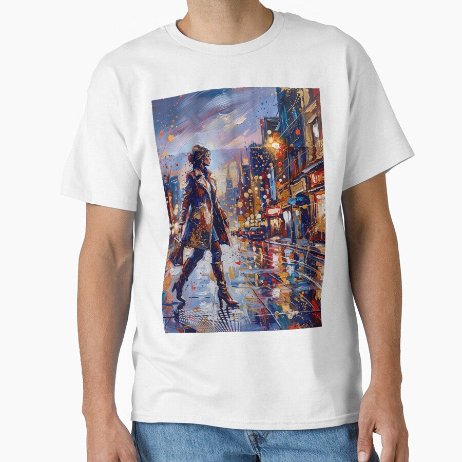 Rainy City by FlowerSeller1 - Adult & Kids T-Shirts, Sweatshirts & Hoodies apparel design preview 1