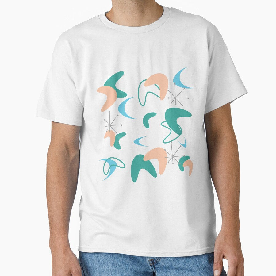1950s style shape pattern Retro Shapes Mid-Century - Adult & Kids T-Shirts, Sweatshirts & Hoodies apparel design preview 1