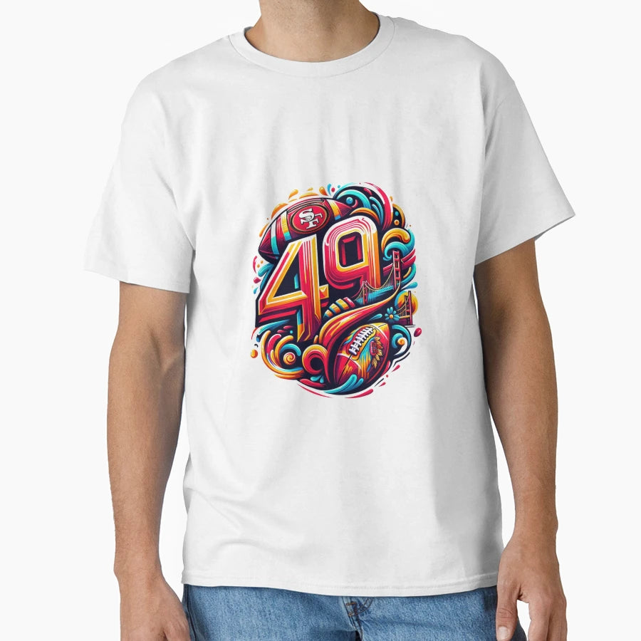 49Ers San Francisco New Logo T-Shirt - Novelty Apparel Men Women - T-Shirt, Sweatshirt, Hoodie