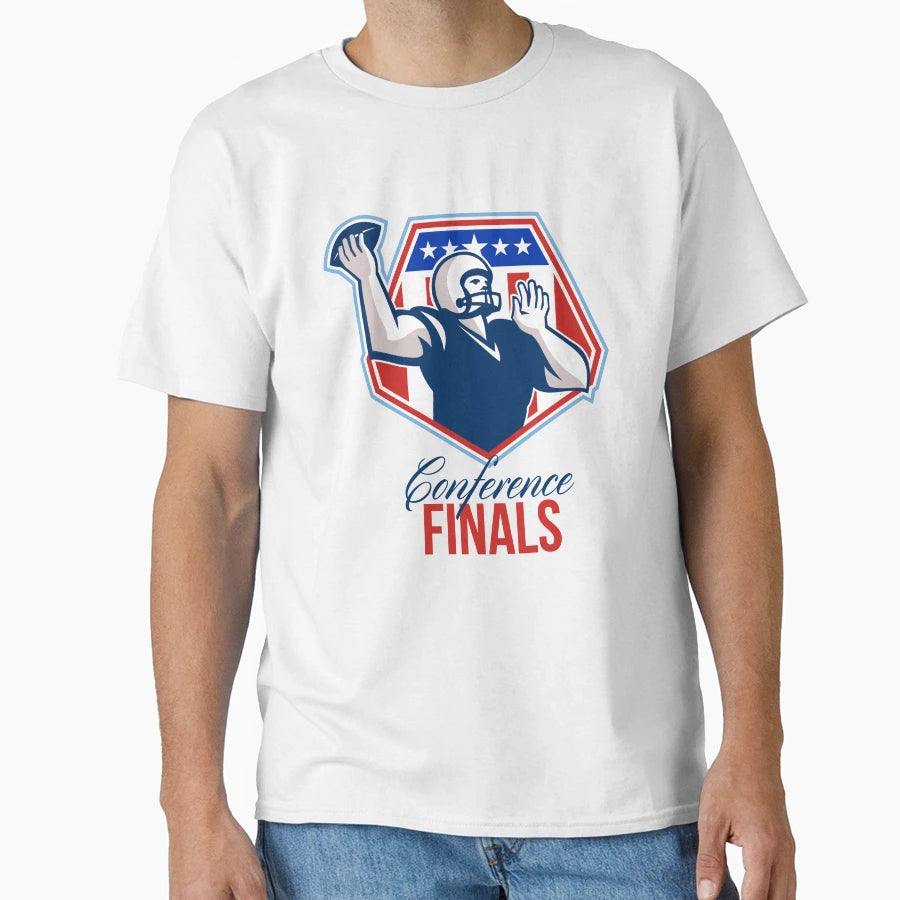 American Football Quarterback Shield T-Shirt - Streetwear Style Unisex - T-Shirt, Sweatshirt, Hoodie