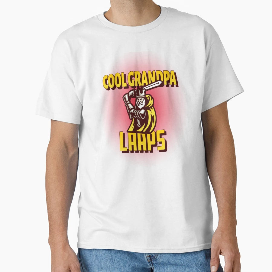 Grandpa Larps T-Shirt - Minimalist Print Men Women - T-Shirt, Sweatshirt, Hoodie