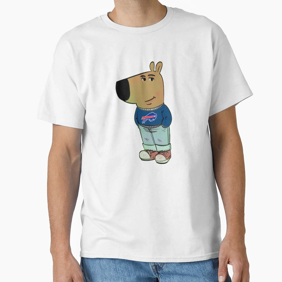 Buffalo Bills Just Chill Guy Meme T-Shirt - Trendy Graphic Unisex - T-Shirt, Sweatshirt, Hoodie