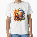 Pumpkin Football Halloween Fall Sports Vibes T-Shirt - Graphic Print Unisex - T-Shirt, Sweatshirt, Hoodie