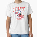 Chicago Blitz Helmet T-Shirt - Aesthetic Graphic for Adults - T-Shirt, Sweatshirt, Hoodie