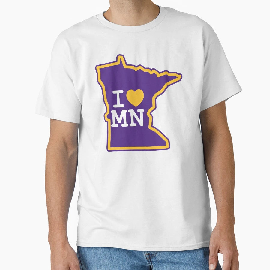 I Love Minnesota Vikings T-Shirt - Streetwear Style Men Women - T-Shirt, Sweatshirt, Hoodie
