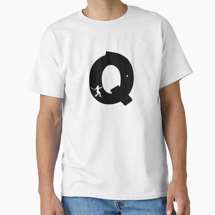 Personalized Baseball Initial Q T-Shirt - Casual Everyday Wear Men Women - T-Shirt, Sweatshirt, Hoodie