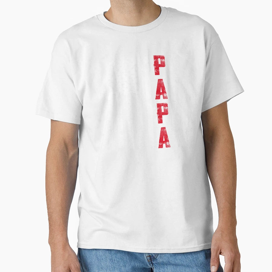 Papa Us Flag Veteran Military Dad T-Shirt - Aesthetic Graphic Men Women - T-Shirt, Sweatshirt, Hoodie