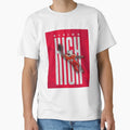 Rising High American Football T-Shirt - Fun Novelty Design for Adults - T-Shirt, Sweatshirt, Hoodie