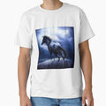 Horse with Blue Sky Good Design by Sameer Shrivastava - Adult & Kids T-Shirts, Sweatshirts & Hoodies apparel design preview 1