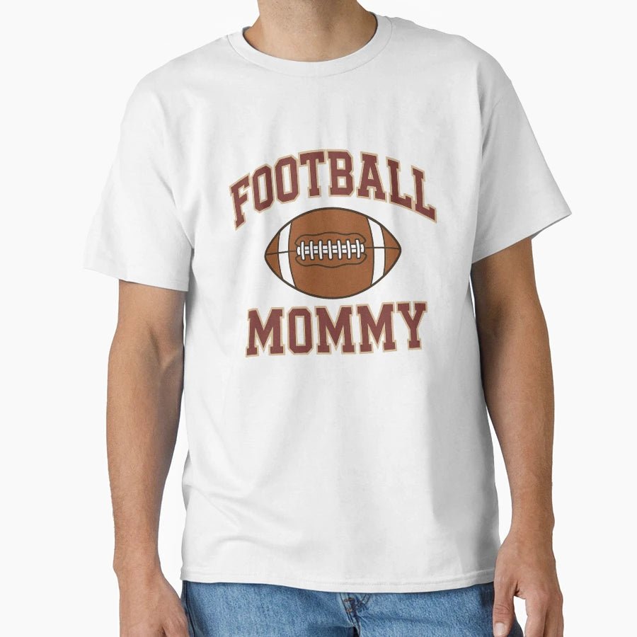 Football Mommy Logo T-Shirt - Trendy Graphic Unisex - T-Shirt, Sweatshirt, Hoodie