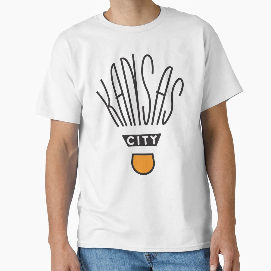 Kansas City Shuttlecock Type T-Shirt - Minimalist Print Unisex - T-Shirt, Sweatshirt, Hoodie
