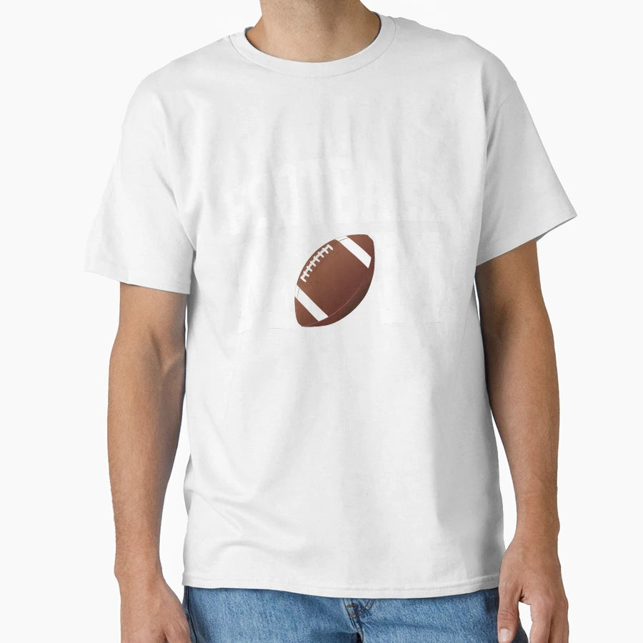 Fun Football Mom White Text T-Shirt - Casual Everyday Wear for Adults - T-Shirt, Sweatshirt, Hoodie