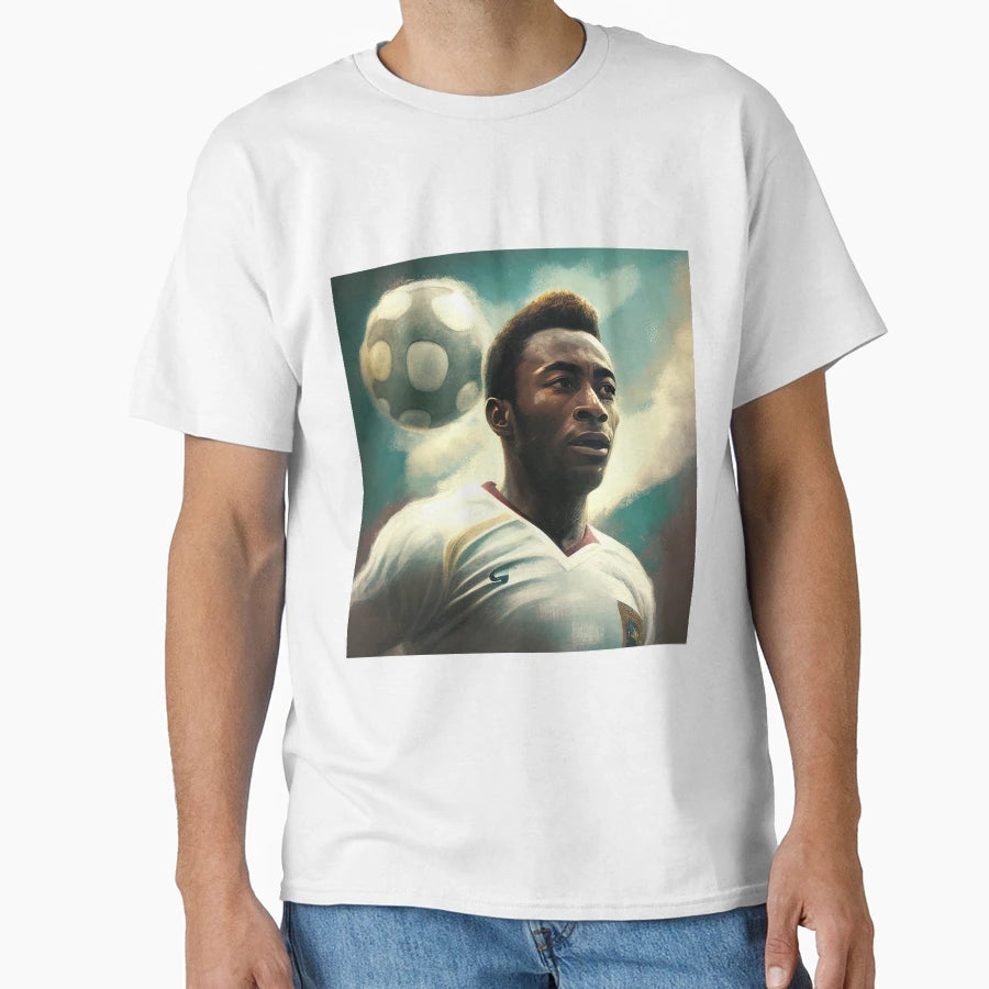 Pele Tribute T-Shirt - Minimalist Print Unisex - T-Shirt, Sweatshirt, Hoodie