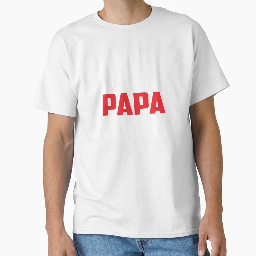 Papa Us Flag Veteran Military Dad T-Shirt - Aesthetic Graphic Unisex - T-Shirt, Sweatshirt, Hoodie