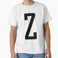 Letter Z T-Shirt - Unique Graphic for Adults - T-Shirt, Sweatshirt, Hoodie