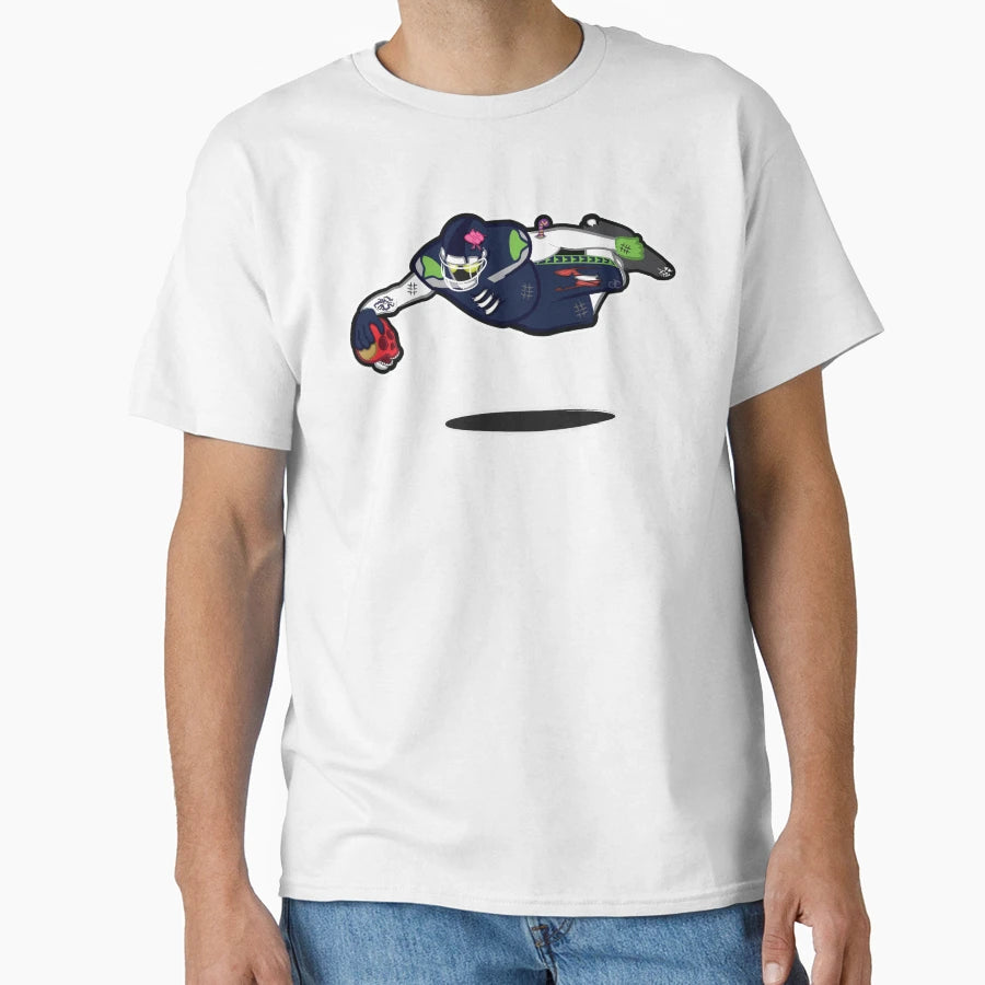 Zombie Football Player Seattle W San T-Shirt - Streetwear Style Men Women - T-Shirt, Sweatshirt, Hoodie