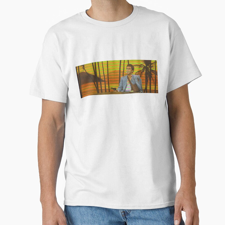 Scarface sunset by shibui-clothing - Adult & Kids T-Shirts, Sweatshirts & Hoodies apparel design preview 1