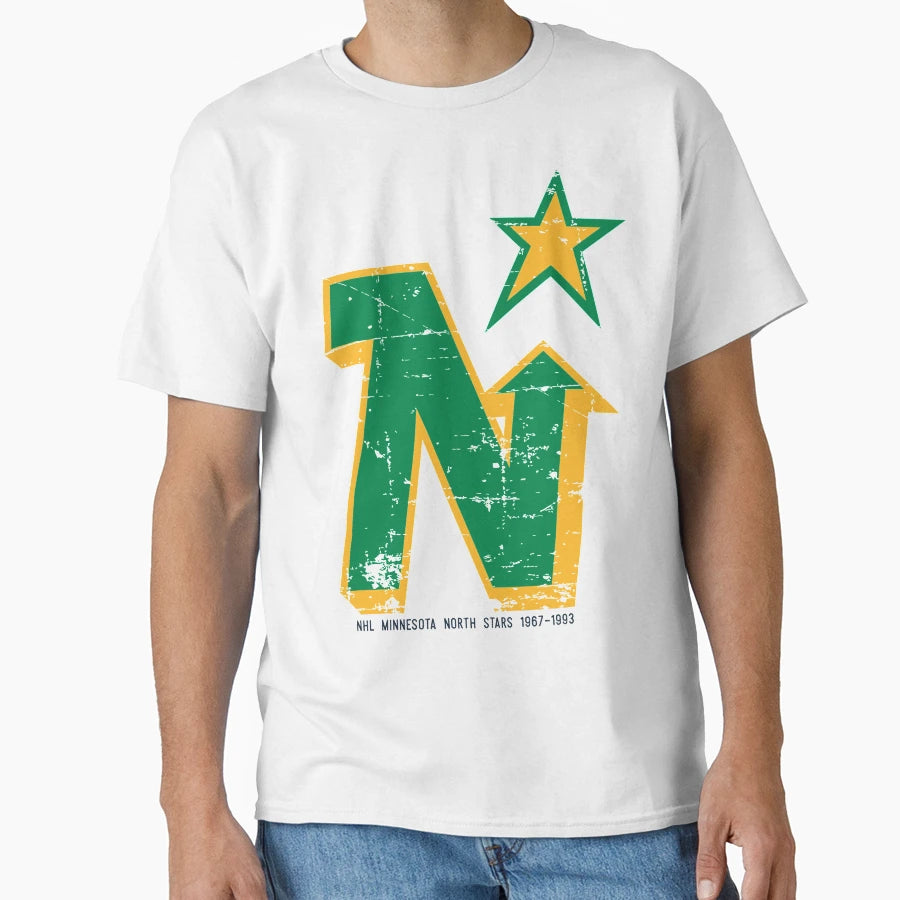 Minnesota North Stars T-Shirt - Minimalist Print Unisex - T-Shirt, Sweatshirt, Hoodie