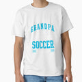 Proud Grandpa Awesome Soccer Player T-Shirt - Custom Art Print Unisex - T-Shirt, Sweatshirt, Hoodie