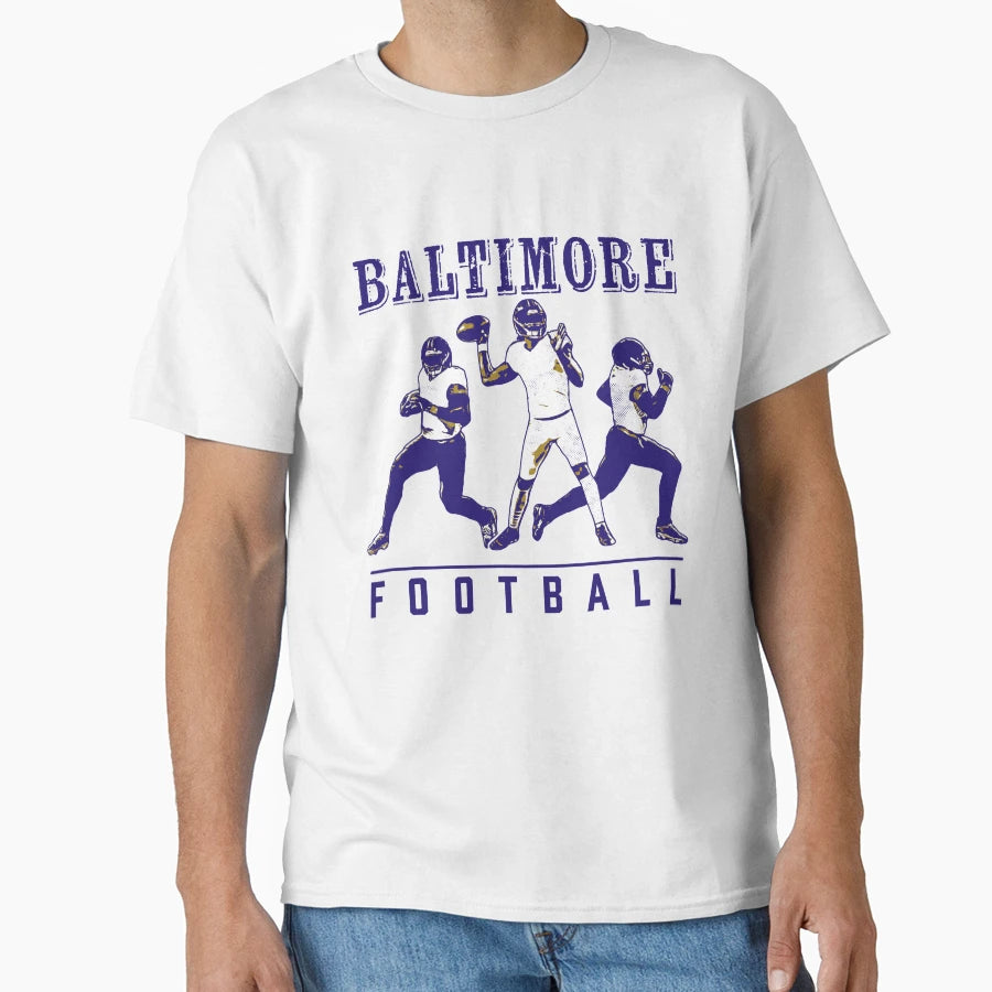 Baltimore Football T-Shirt - Streetwear Style Men Women - T-Shirt, Sweatshirt, Hoodie