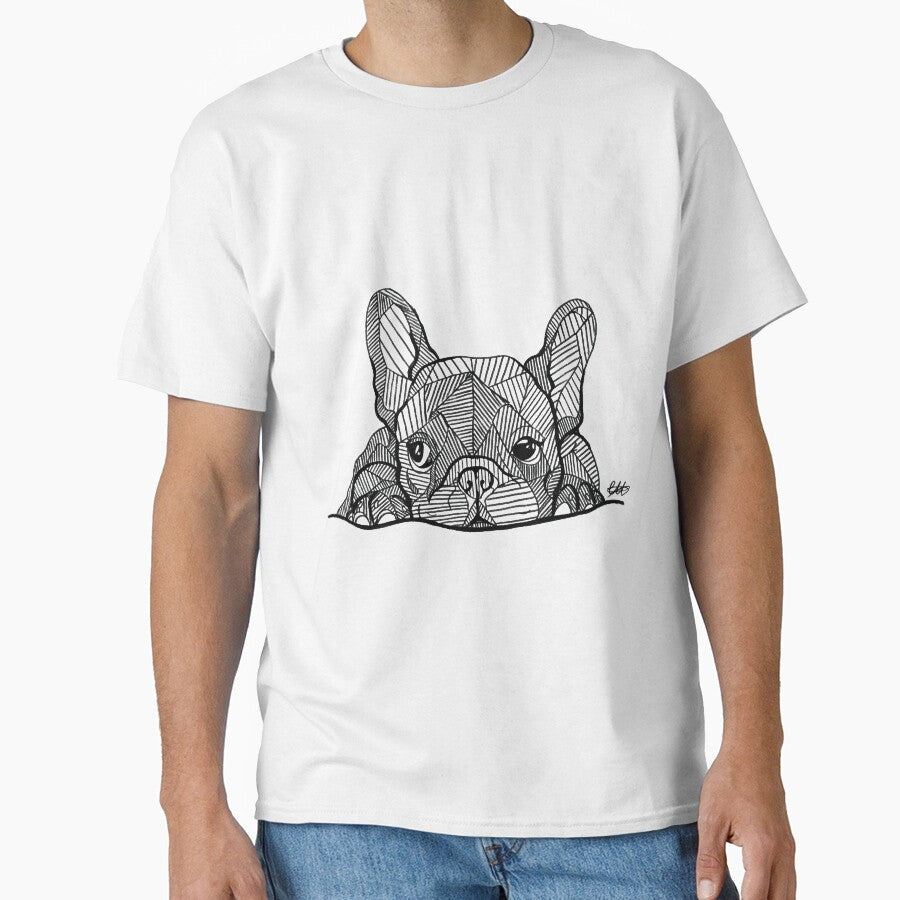 French Bulldog Puppy by georgieartist - Adult & Kids T-Shirts, Sweatshirts & Hoodies apparel design preview 1