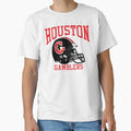 Houston Gamblers Helmet T-Shirt - Minimalist Print for Adults - T-Shirt, Sweatshirt, Hoodie