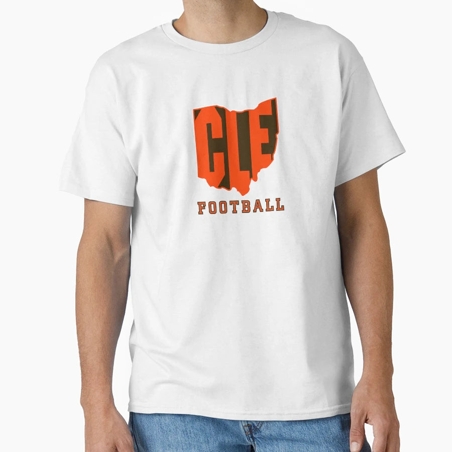 Cle Football T-Shirt - Fun Novelty Design for Adults - T-Shirt, Sweatshirt, Hoodie